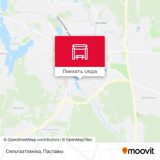 Карта Сяльгазтэхніка