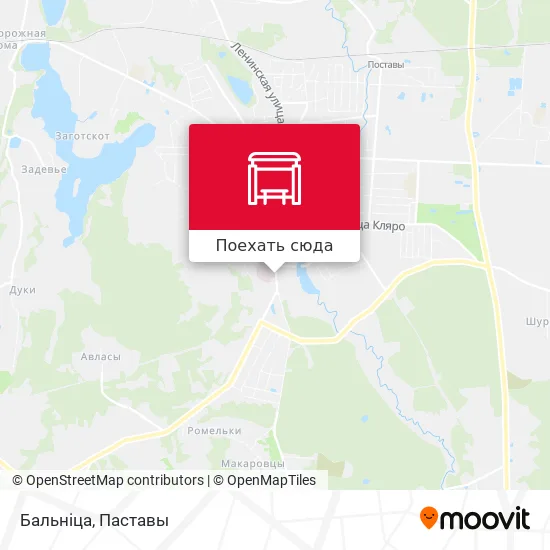 Карта Бальніца