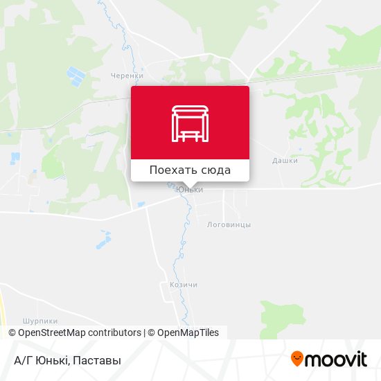 Карта А/Г Юнькі