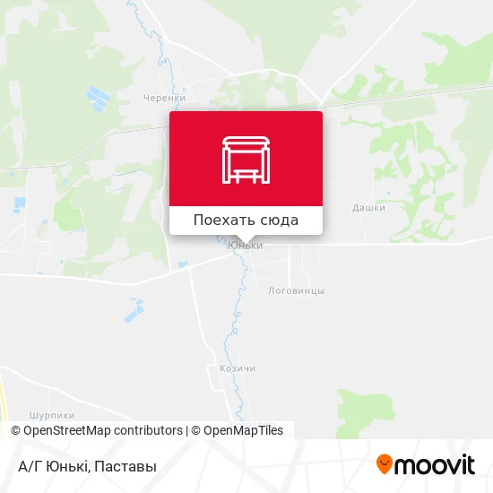 Карта А/Г Юнькі