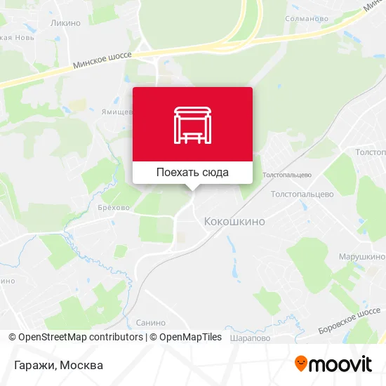 Карта Гаражи