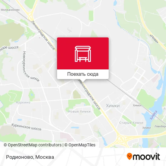 Карта Родионово