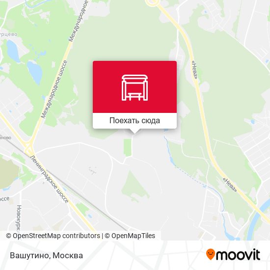 Карта Вашутино