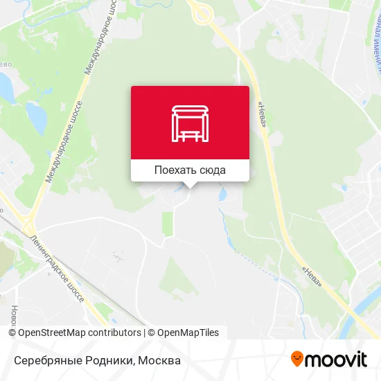 Карта Серебряные Родники