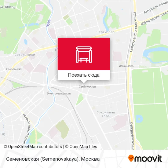 Карта Семеновская (Semenovskaya)