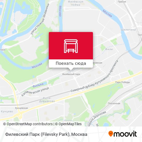 Карта Филевский Парк (Filevsky Park)