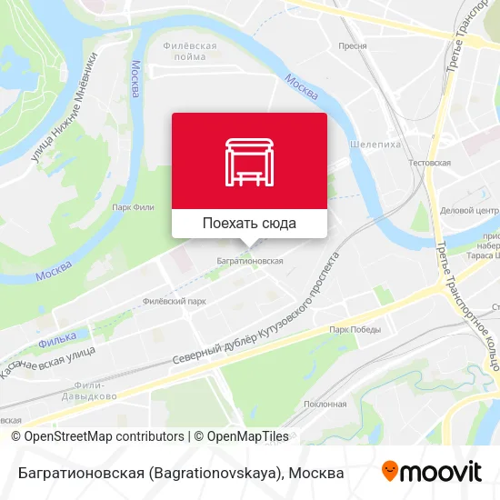 Карта Багратионовская (Bagrationovskaya)