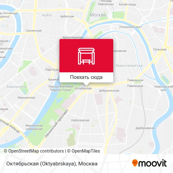 Карта Октябрьская (Oktyabrskaya)