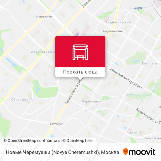 Карта Новые Черемушки (Novye Cheremushki)