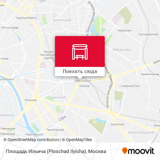Карта Площадь Ильича (Ploschad Ilyicha)