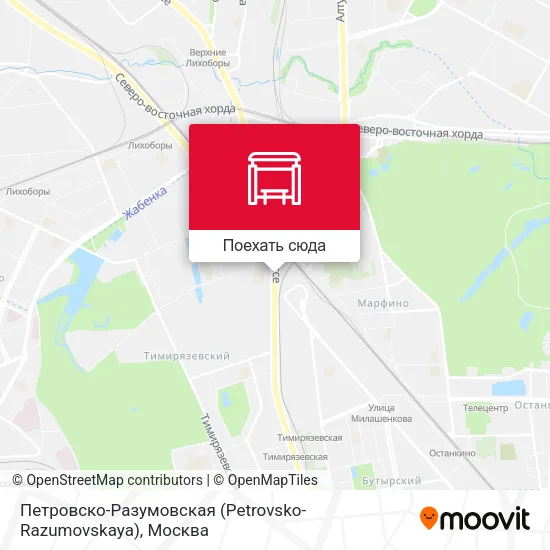 Карта Петровско-Разумовская (Petrovsko-Razumovskaya)