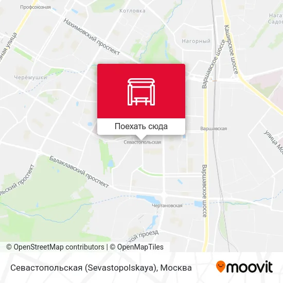 Карта Севастопольская (Sevastopolskaya)