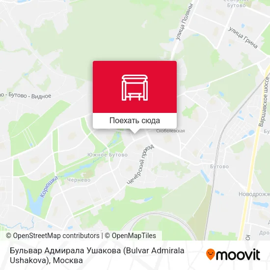 Карта Бульвар Адмирала Ушакова (Bulvar Admirala Ushakova)