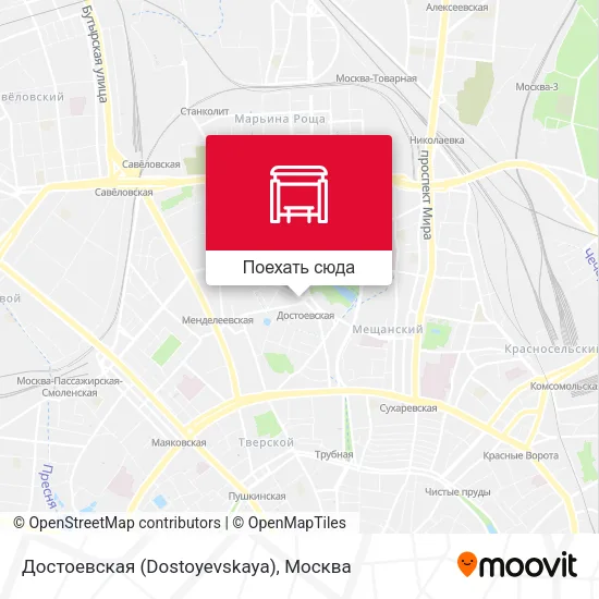 Карта Достоевская (Dostoyevskaya)