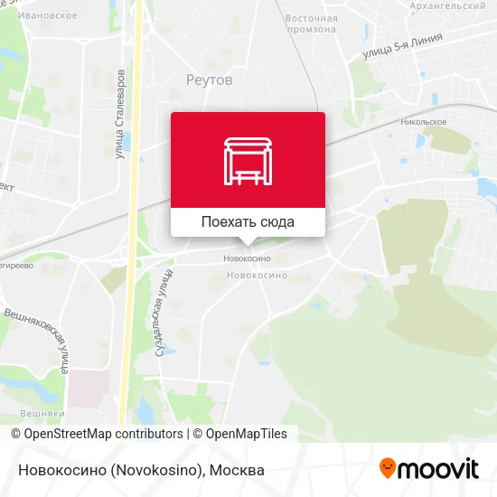 Карта Новокосино (Novokosino)