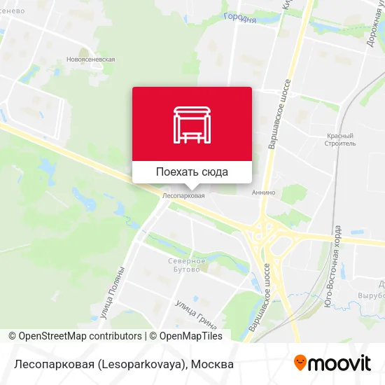 Карта Лесопарковая (Lesoparkovaya)