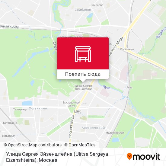 Карта Улица Сергея Эйзенштейна (Ulitsa Sergeya Eizenshteina)