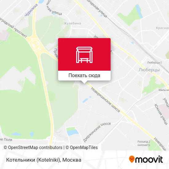 Карта Котельники (Kotelniki)