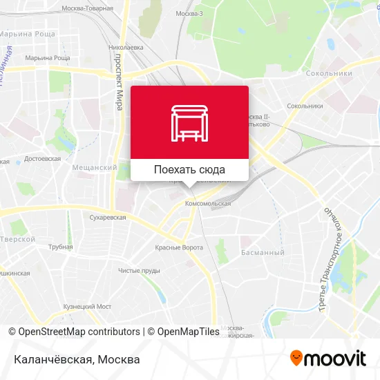 Карта Каланчёвская
