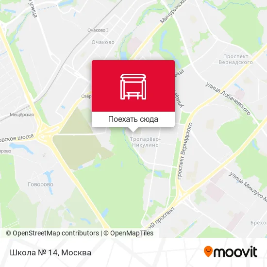 Карта Школа № 14