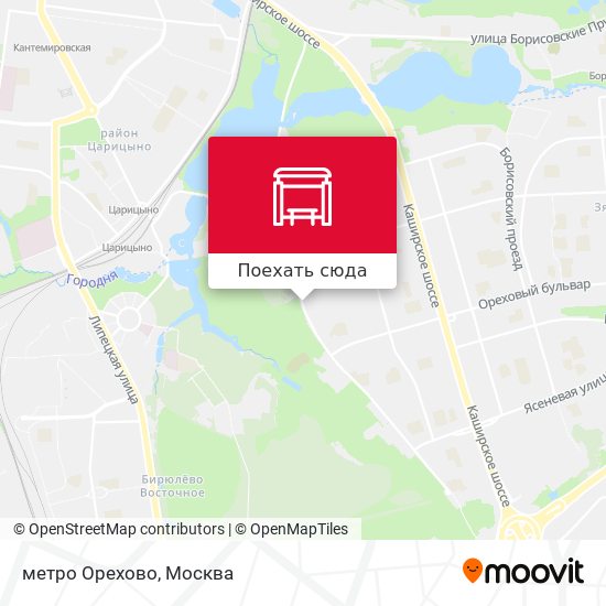 Карта метро Орехово