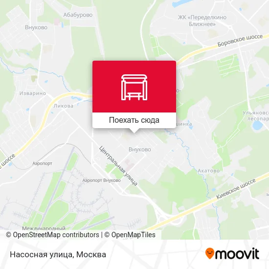 Карта Насосная улица