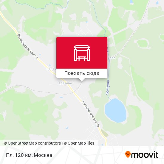 Карта Пл. 120 км