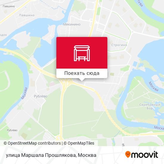 Карта улица Маршала Прошлякова