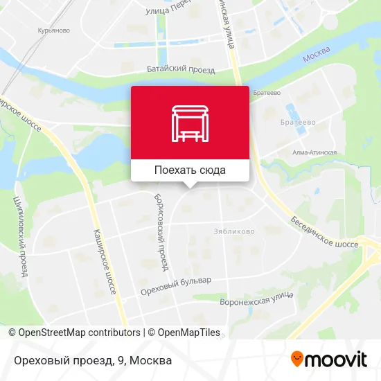 Карта Ореховый проезд, 9