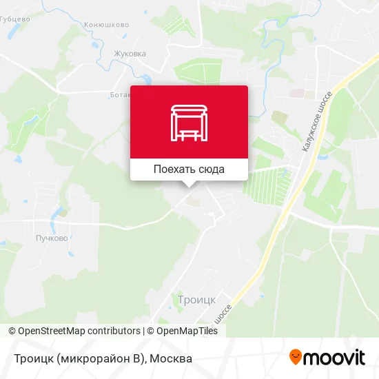 Карта Троицк (микрорайон В)