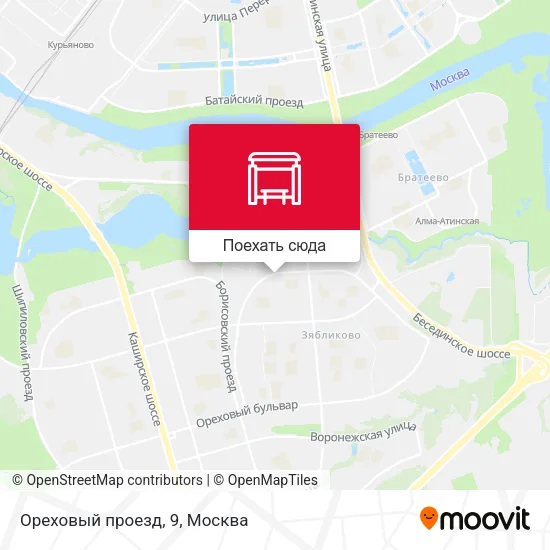 Карта Ореховый проезд, 9