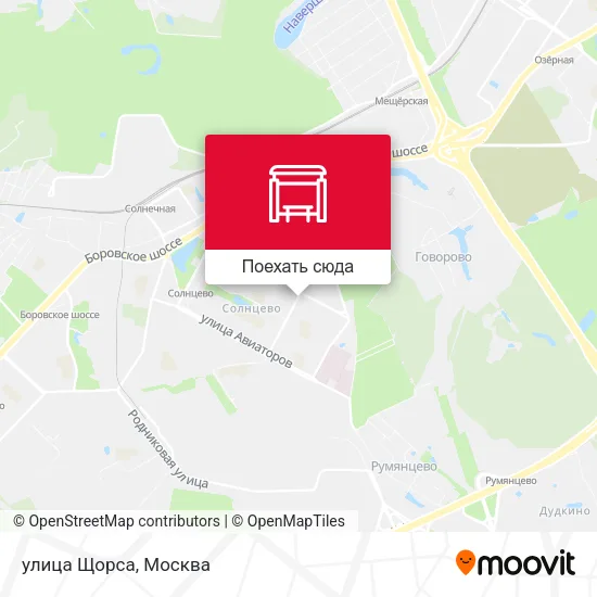 Карта улица Щорса