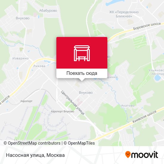 Карта Насосная улица