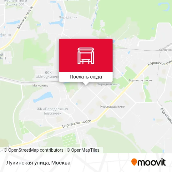Карта Лукинская улица