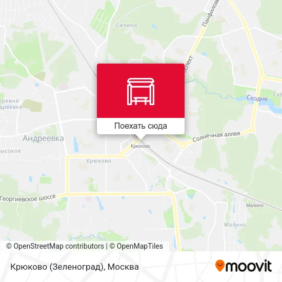 Карта Крюково (Зеленоград)