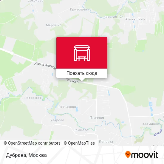 Карта Дубрава