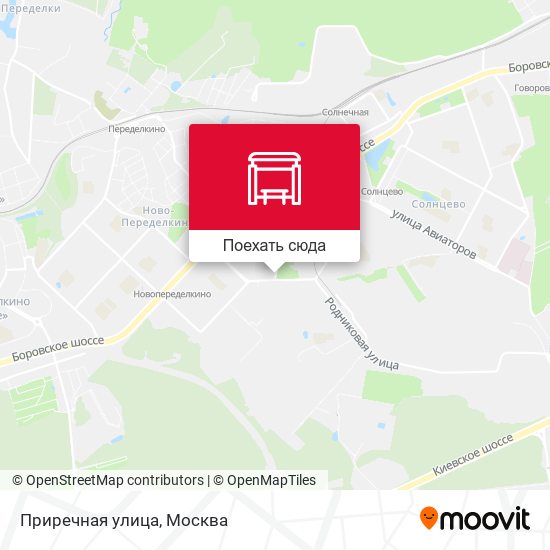 Карта Приречная улица