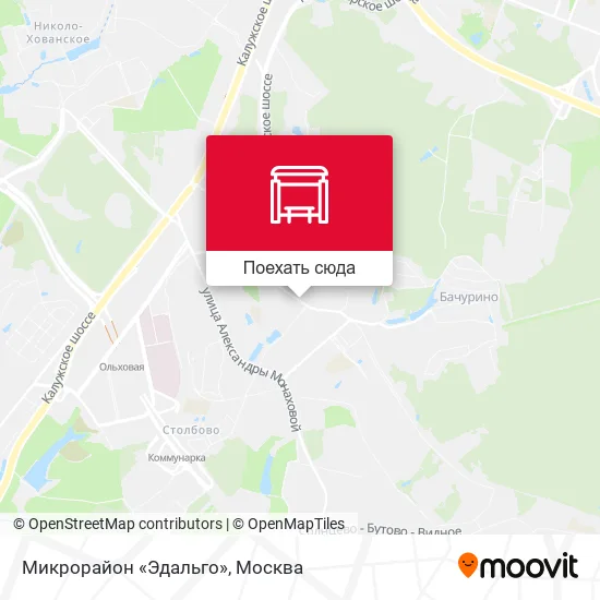 Карта Микрорайон «Эдальго»