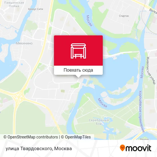 Карта улица Твардовского