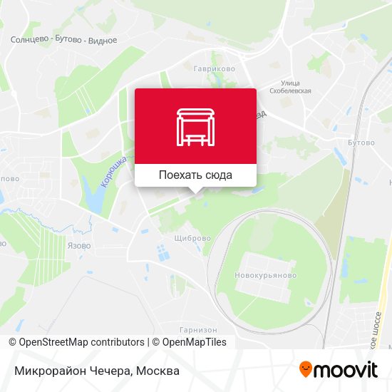 Карта Микрорайон Чечера