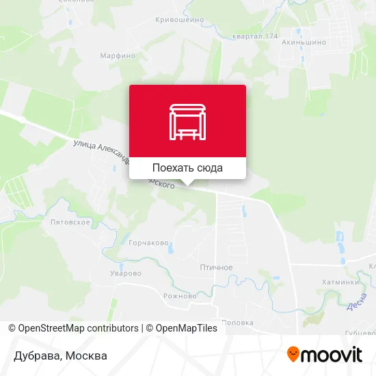 Карта Дубрава