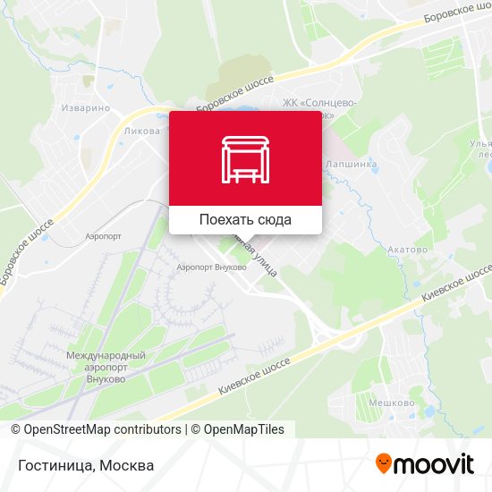 Карта Гостиница