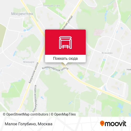 Карта Малое Голубино