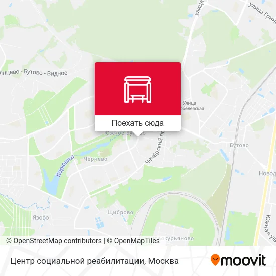 Карта Центр социальной реабилитации