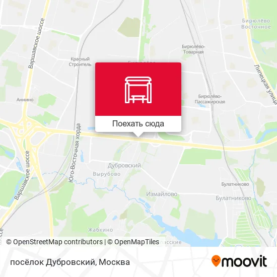 Карта посёлок Дубровский