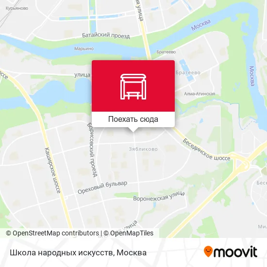 Карта Школа народных искусств