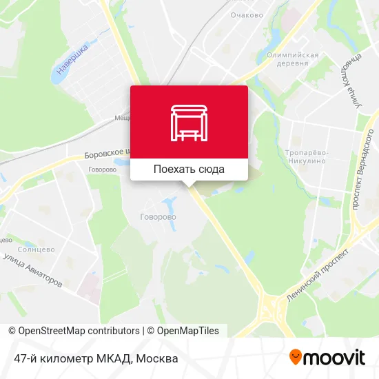 Карта 47-й километр МКАД
