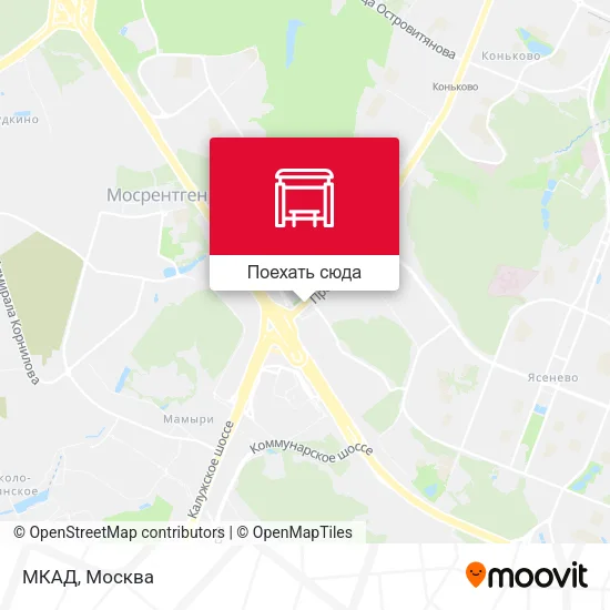 Карта МКАД