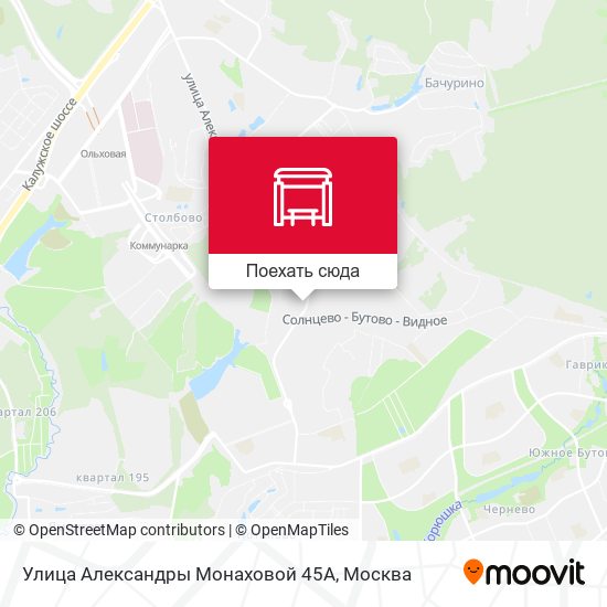 Карта Улица Александры Монаховой 45А