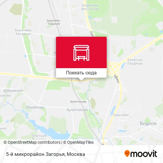 Карта 5-й микрорайон Загорья